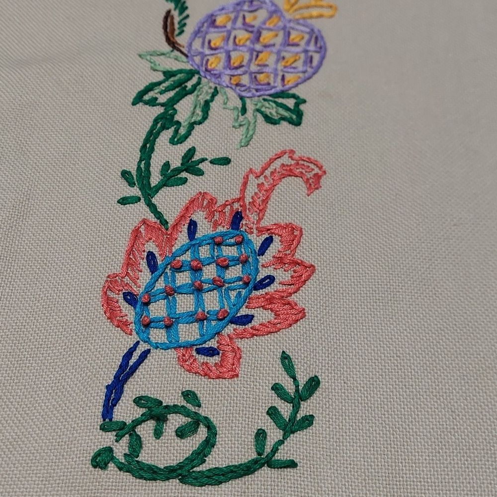 Beautiful Embroidery runner, Hand made(InvS112) - Picture 2 of 7